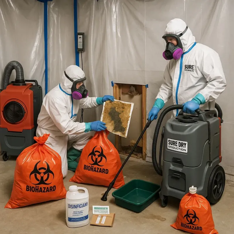 Contaminated Water Handling Protocols process in South Roxana, IL