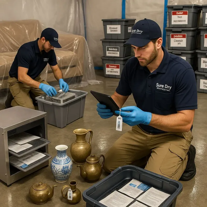 Content Protection and Restoration process in South Roxana, IL