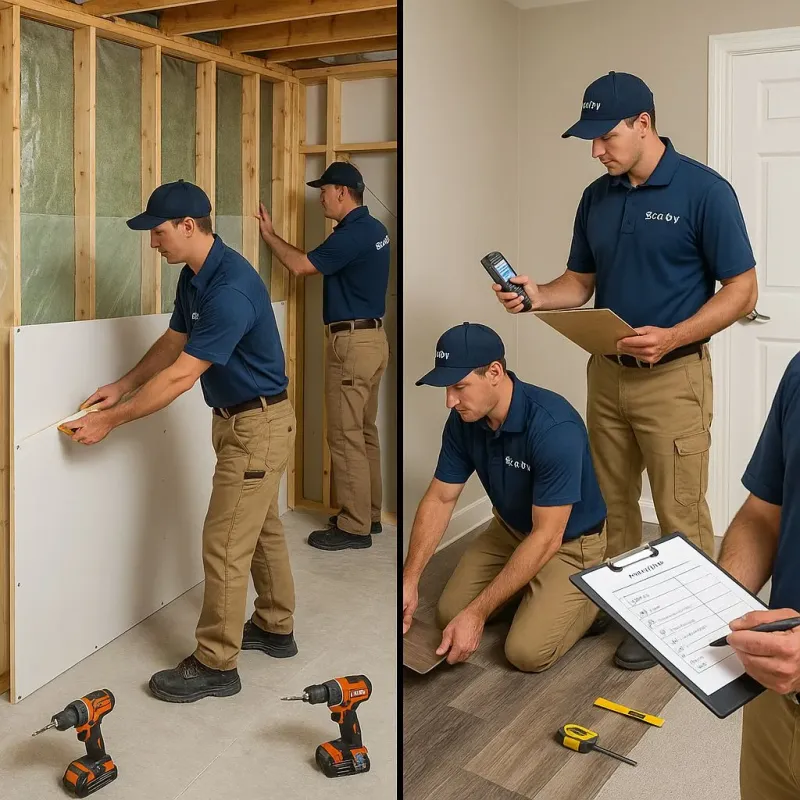 Repairs and Reconstruction process in South Roxana, IL